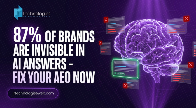 87% of Brands Are Invisible in AI Answers – Fix Your AEO Now